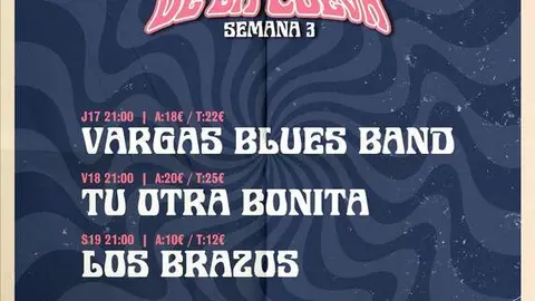 Cueva del jazz 17,18,19 octubre