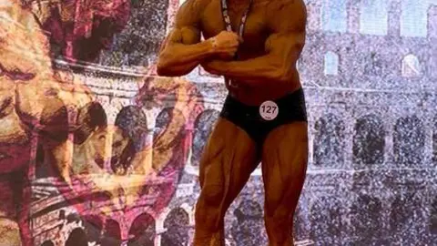 culturista Rubén Prieto. Imagen CEDIDA