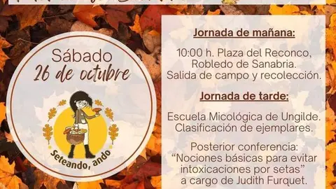 cartel otoño micológico en Puebla de Sanabria