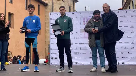 Podio SUB 20 10 KM LEON CUNA DEL PARLAMENTARUSMO