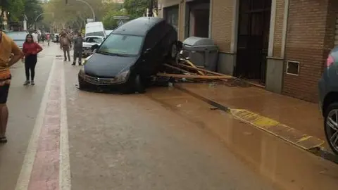 El paso de la DANA por Valencia. Imagen de archivo
