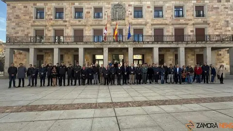 minuto de silencio por las victimas de la DANA en Valencia