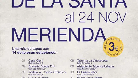 Vía crucis santa merienda xiv tapas