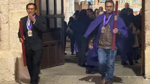 La Hermandad del Se&ntilde;or de los Milagros Traslada su Imagen