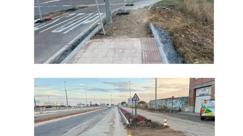 obras de las travesías de Zamora