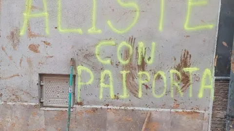 Graffiti en Paiporta