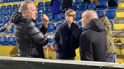 Bernd Schuster y Juan Sabas