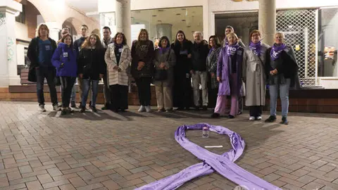 Benavente se une contra la violencia contra la mujer en la concentración por el 25N