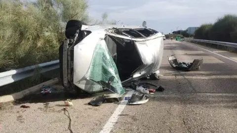 accidente. IMAGEN SALAMANCA RTVE AL DÍA