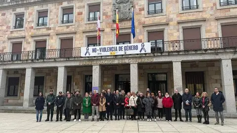 minuto de silencio por una víctima de violencia de género 