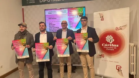 presentación concierto benéfico 