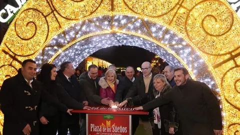 Encendido de las luces de Navidad en La Marina