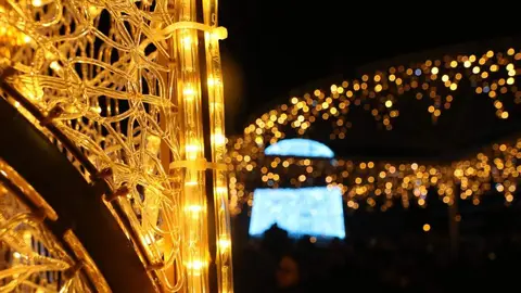Encendido de las luces de Navidad en La Marina