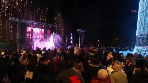 Encendido de las luces de Navidad en La Marina