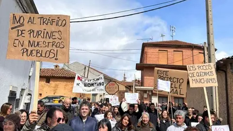 Foto manifestcion Plantas Biogas - Vega de Tera