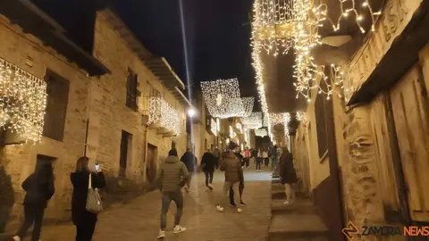 luces de Navidad en Puebla de Sanabria _2