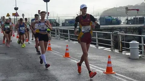 Ivan Bueno Vazquez en un momento de la prueba