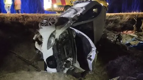 colisión de un turismo 1