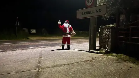 Papá Noel en Carbellino de Sayago