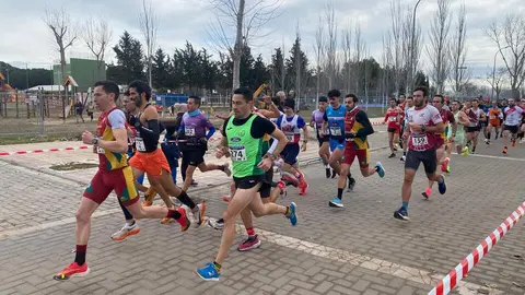 Primeros compases de la Carrera del Roscon Tordesillas