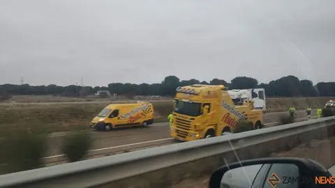 retenciones en la A6 por un accidente 