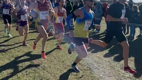 Juan Jose Buena y Santos Francisco en un momento de la carrera