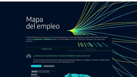 Mapa del empleo de Fundación Telefónica