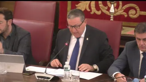 Javier Faundez, pleno de la Diputación de enero