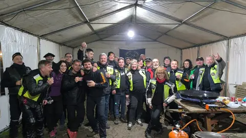 Tribus moteras zamoranas unidas en Motauros