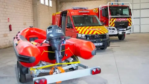 vehículos los bomberos