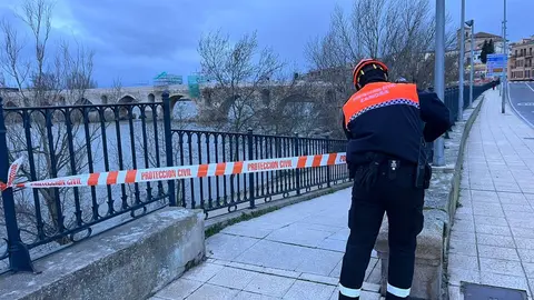 Así ha azotado Zamora la borrasca Herminia