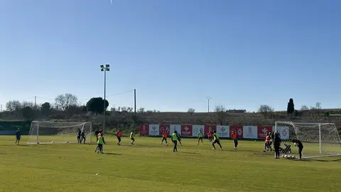 Zamora CF entrenamiento