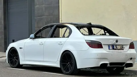 coche quemado en Zamora