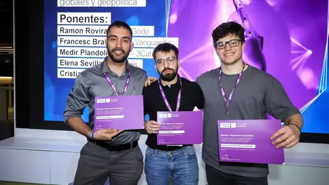 Aser Donado, Daniel Sánchez y Manuel Rico Fernández