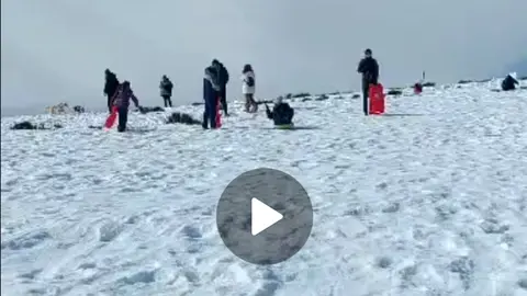 video lago de sanabria nieve