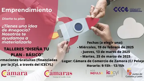 Talleres Diseña tu Plan Básico Febrero y Marzo