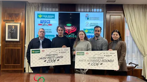 Los alumnos de la Escuela de Arte, Javier Prieto y Marta Hernández, premiados por sus obras para la Gala del deporte de Zamora