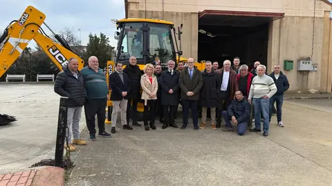 Retroexcavadora Burganes de Valverde