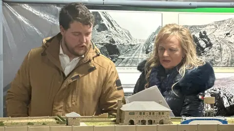 Marisa Calvo y León, Miguel Suárez, con la asociación de Ferroviarios de Zamora