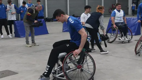 Los jugadores del CB Zamora se suman al baloncesto adaptado en FITECU_8