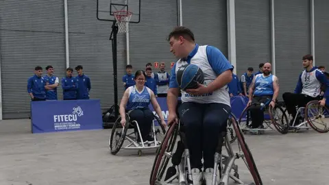 Los jugadores del CB Zamora se suman al baloncesto adaptado en FITECU_22
