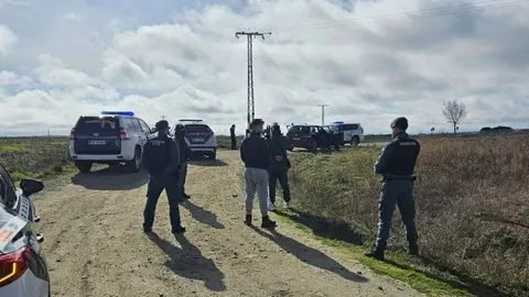 Intervención de la Guardia Civil para la detención de furtivos en Muñosancho