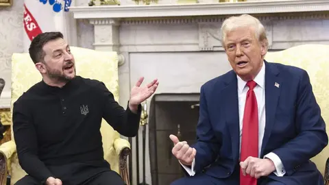 bronca en la que se han enzarzado Zelenski y Trump en el Despacho Oval de la Casa Blanca