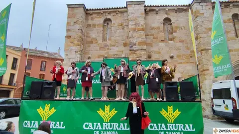 Los Pobladores 'cobran vida' como maniquíes en el Carnaval de Zamora