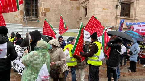 manifestación contra el biogás