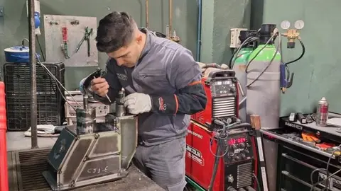 Óscar, alumno del Centro Menesiano