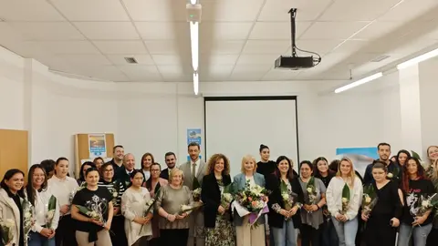 Leticia García visita el centro Esla en Benavente