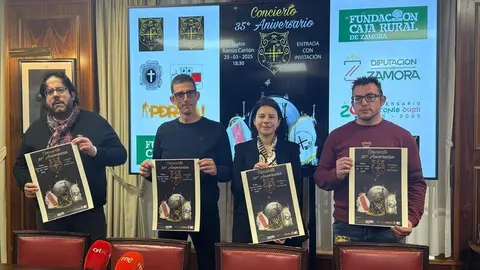presentación concierto de bandas y cornetas Ciudad de Zamora