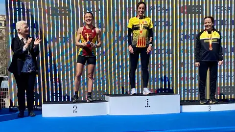 VERONICA SANCHEZ, subcampeona de españa Master de maraton