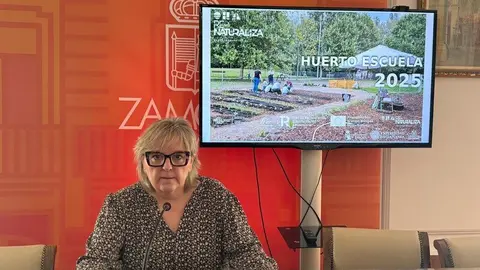 Ana Belén González presentación Huertos Escuela